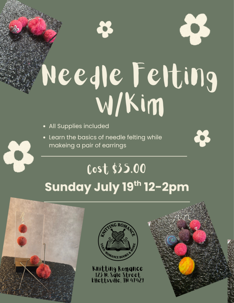 needle felting flyer